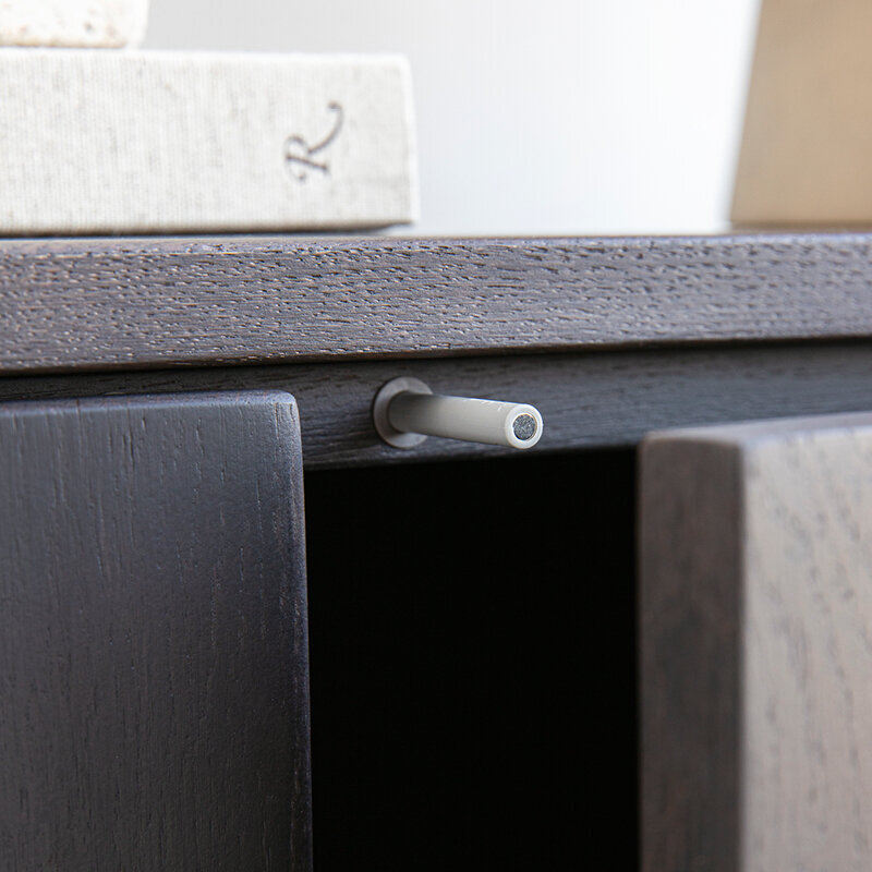 Design cabinet | Modular Cabinet MC-3L Oak white lacquer | Studio HENK | 