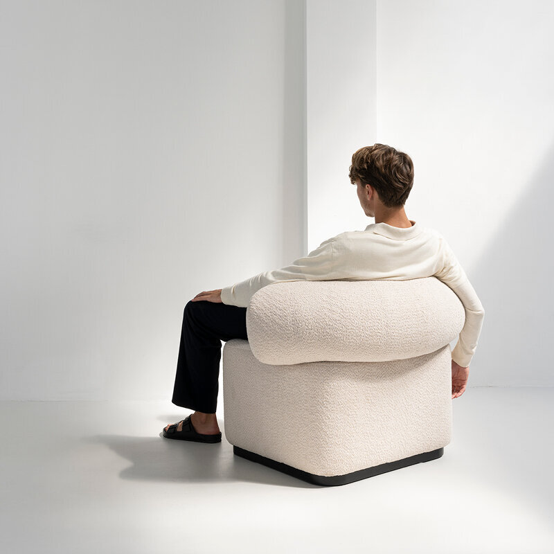 Design modern sofa | Luna lounge chair 1 seater 1 tonus4 508 | Studio HENK | 