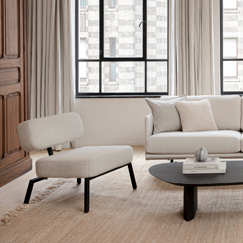 Design modern sofa | Ode lounge chair 1 twillweave 230 | Studio HENK | 