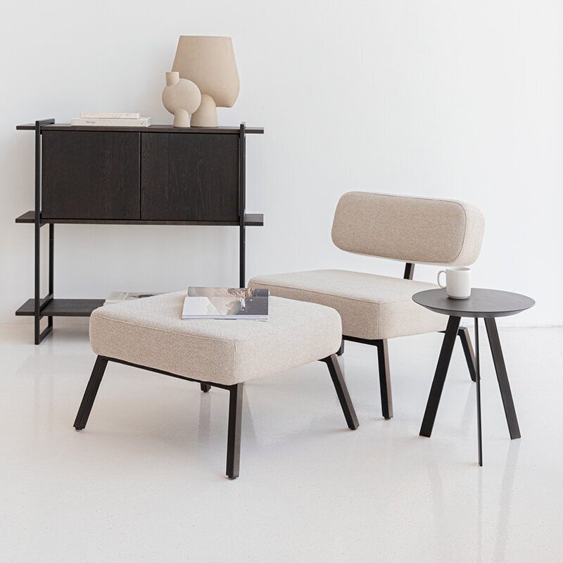 Design modern sofa | Ode lounge chair 1 twillweave 230 | Studio HENK | 