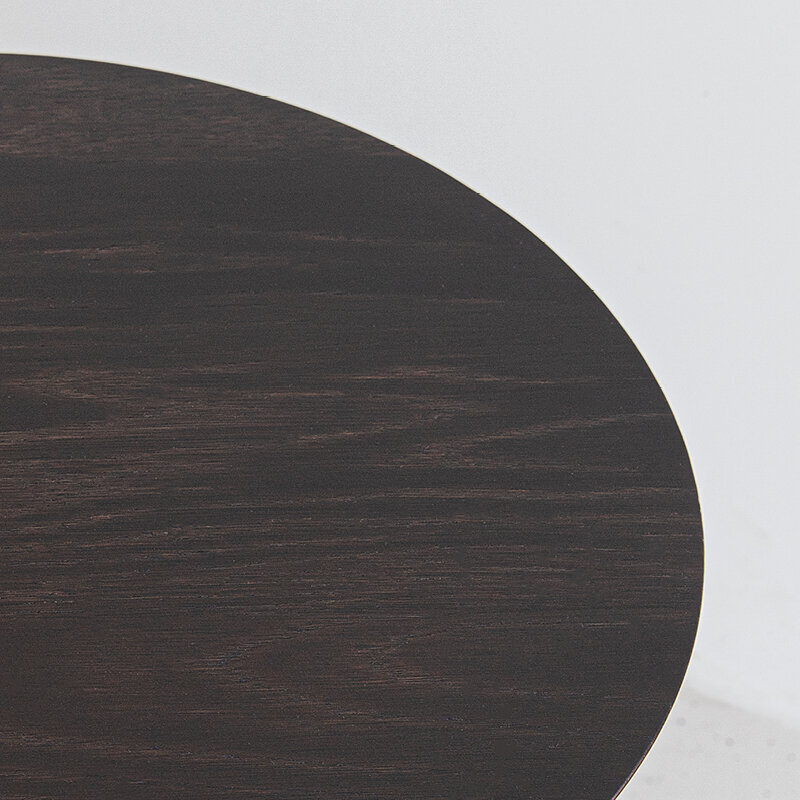 Design Coffee Table | New Co Coffee Table 70 Round White | Oak white lacquer | Studio HENK | 