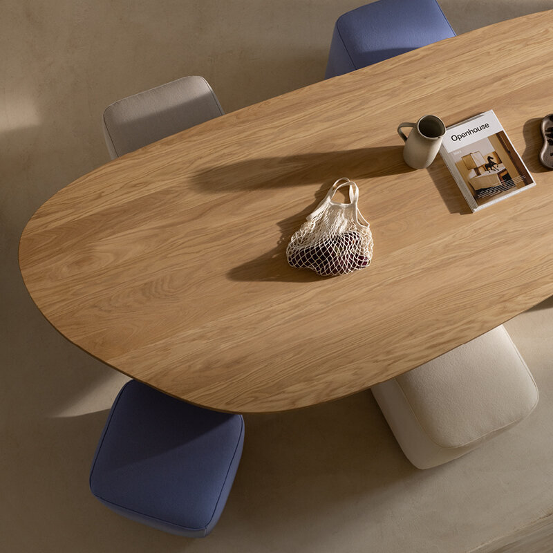 Blob Design dining table | Slot Amoeba LivingBoard P5 Natural lacquer | Amoeba LivingBoard P5 Natural lacquer | Studio HENK| 