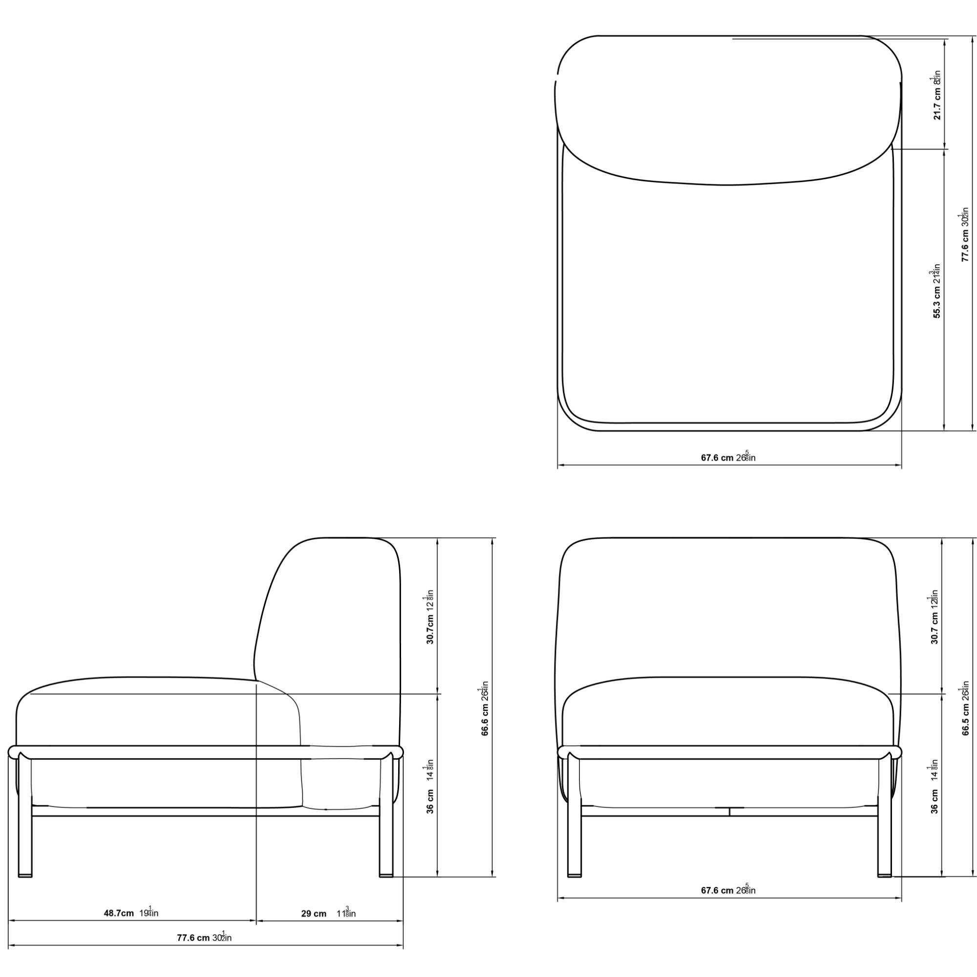 Design modern sofa | Bond lounge chair 1 hemp ashworth26 | Studio HENK| 