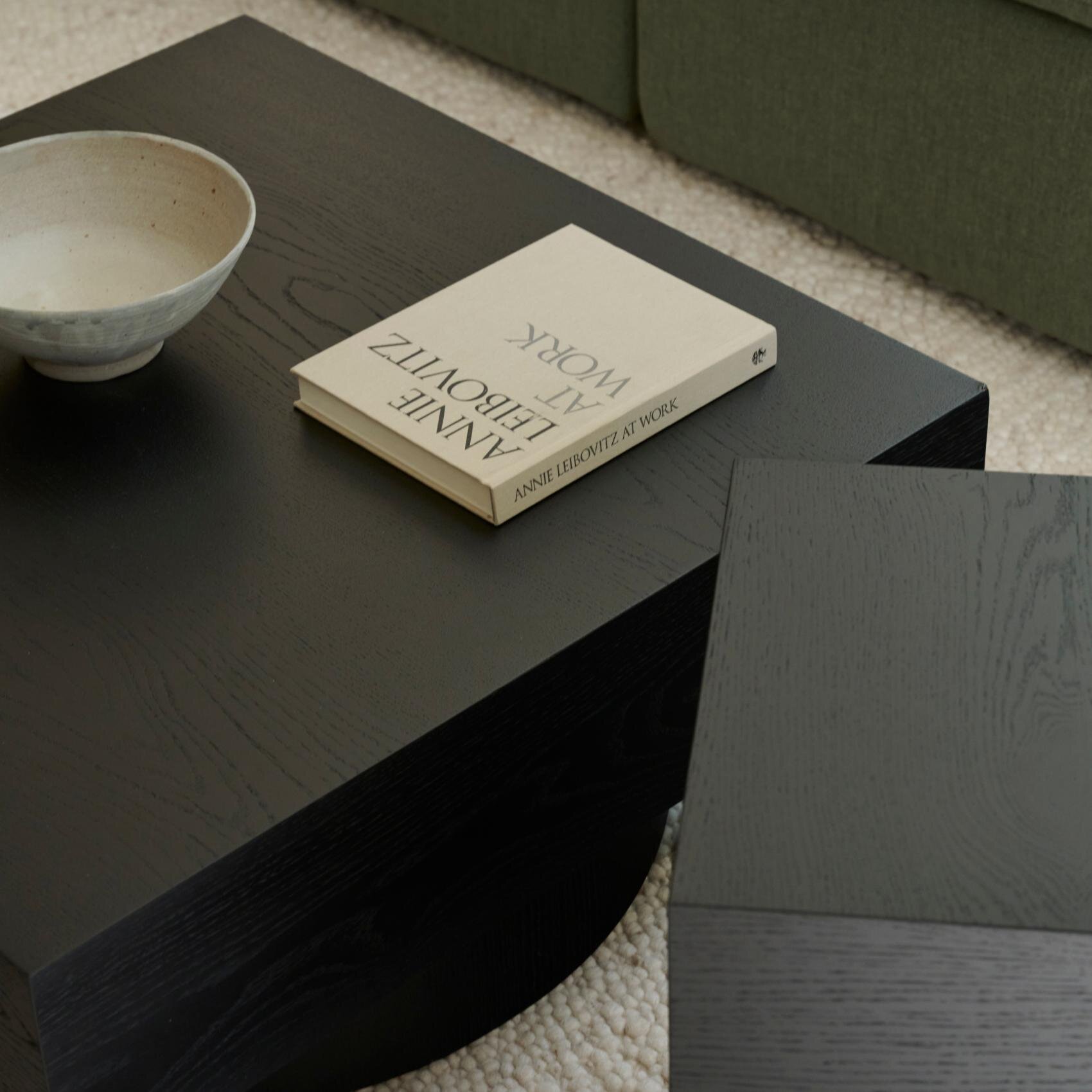 Design Coffee Table | Display coffee table 75 Oak black stain | Oak black stain | Studio HENK| 