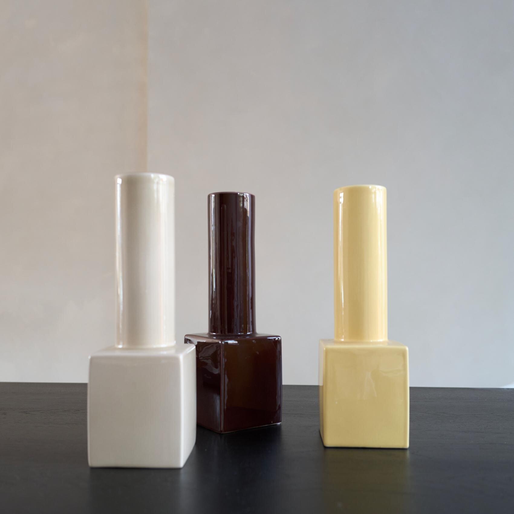 Design vase Display Vase Butter yellow | Studio HENK