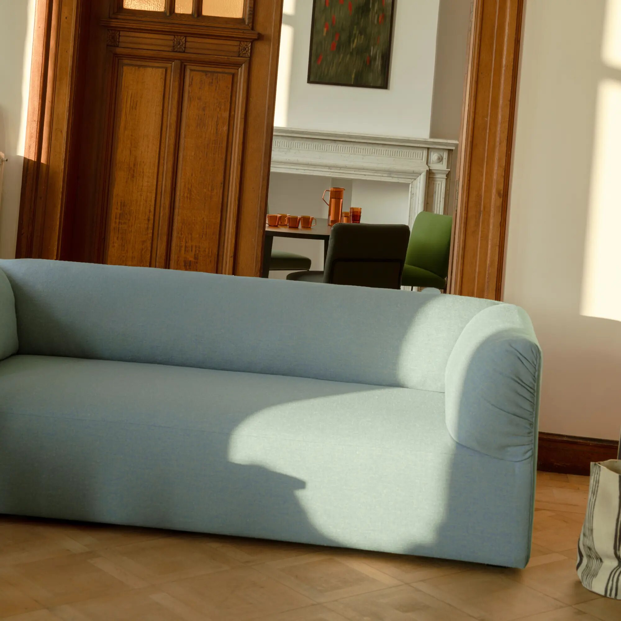 Design modern sofa | Unfold 3 seater Blue | Studio HENK | 