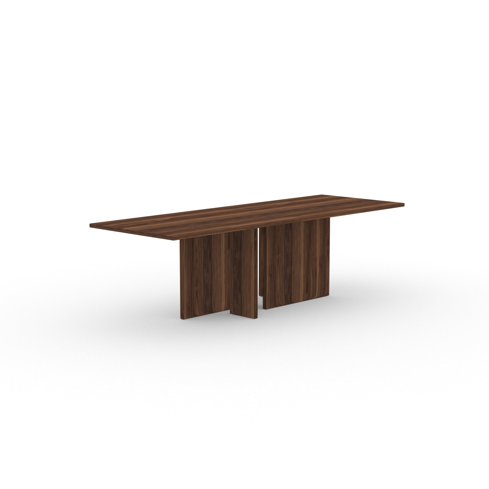 Rectangular Design dining table | Federico Walnut naturel lacquer | Walnut naturel lacquer | Studio HENK | 