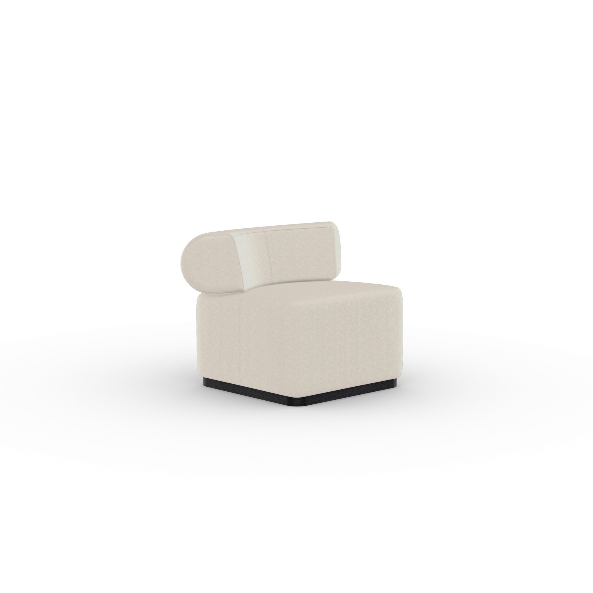 Design modern sofa | Luna lounge chair 1 seater 1 dream linen110 | Studio HENK | 