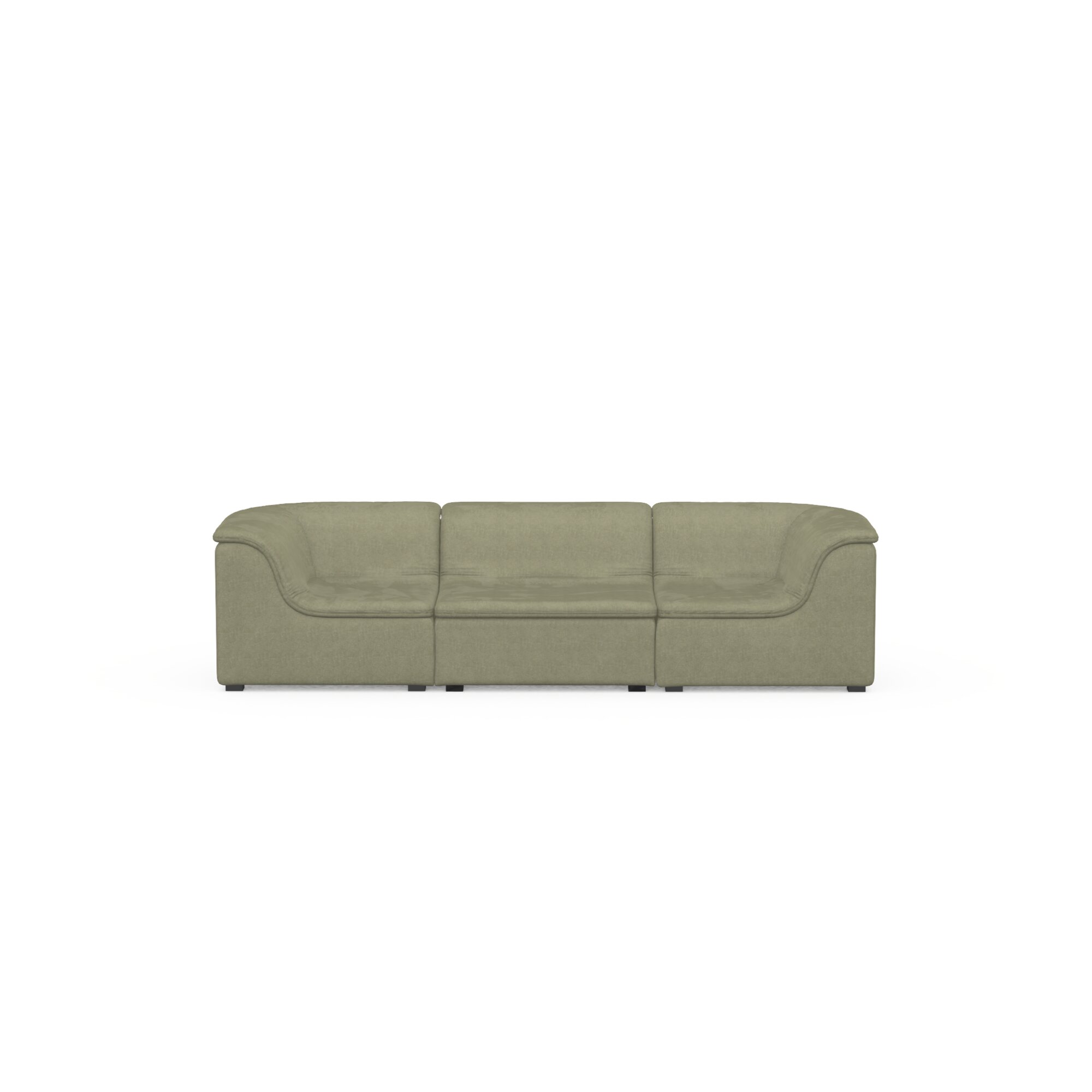 Design modern sofa | Blanket 3,5 seater Green | Studio HENK| 