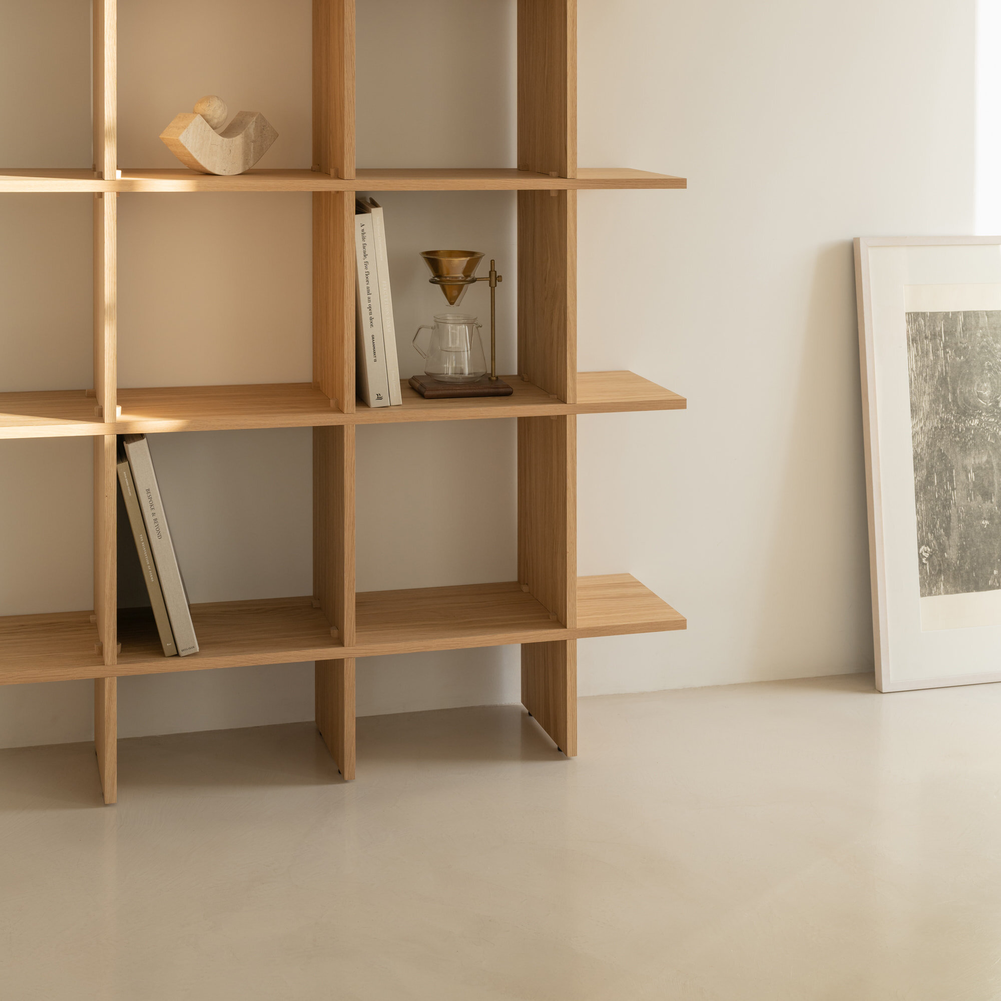 Design cabinet | Column Cabinet 44 Eiken natural light | Studio HENK | 