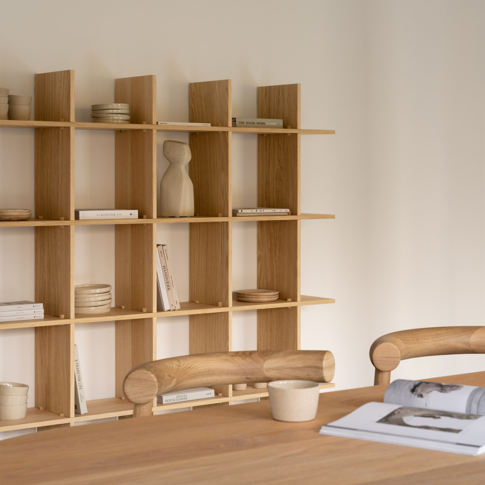 Design cabinet | Column Cabinet 45 Oak natural light | Studio HENK | 