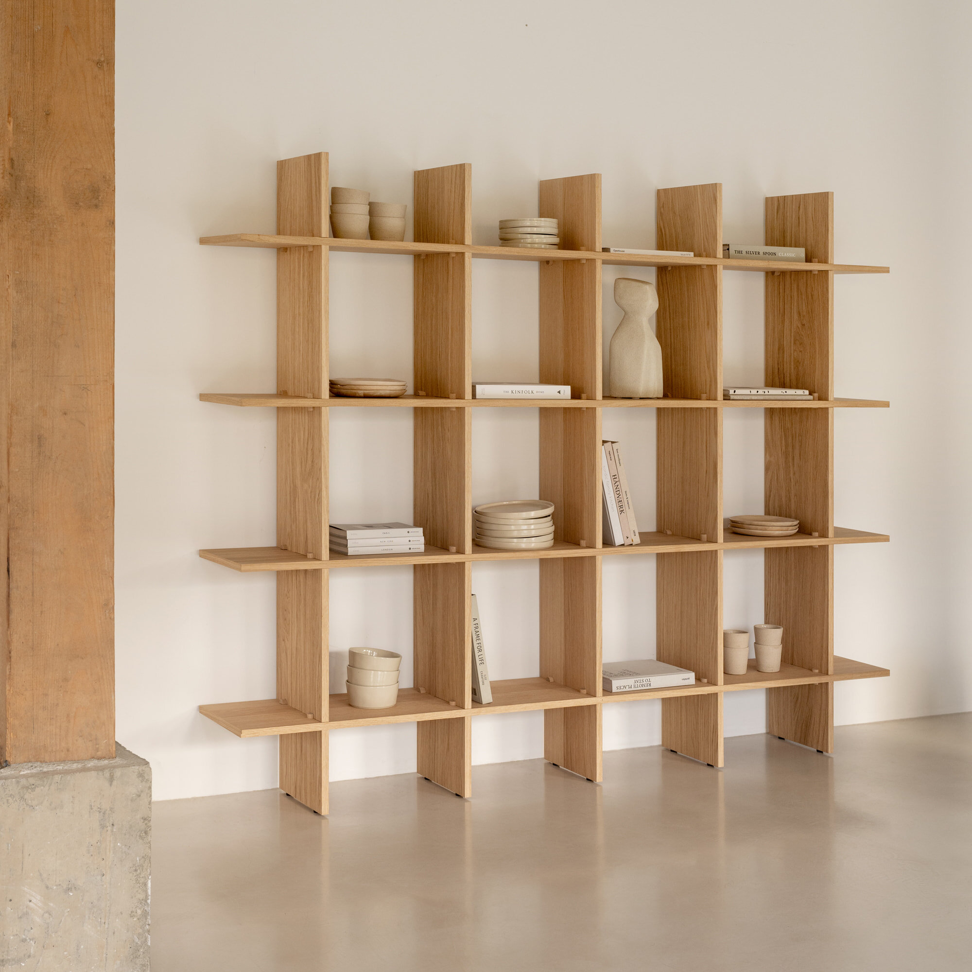 Design cabinet | Column Cabinet 54 Oak natural light | Studio HENK | 