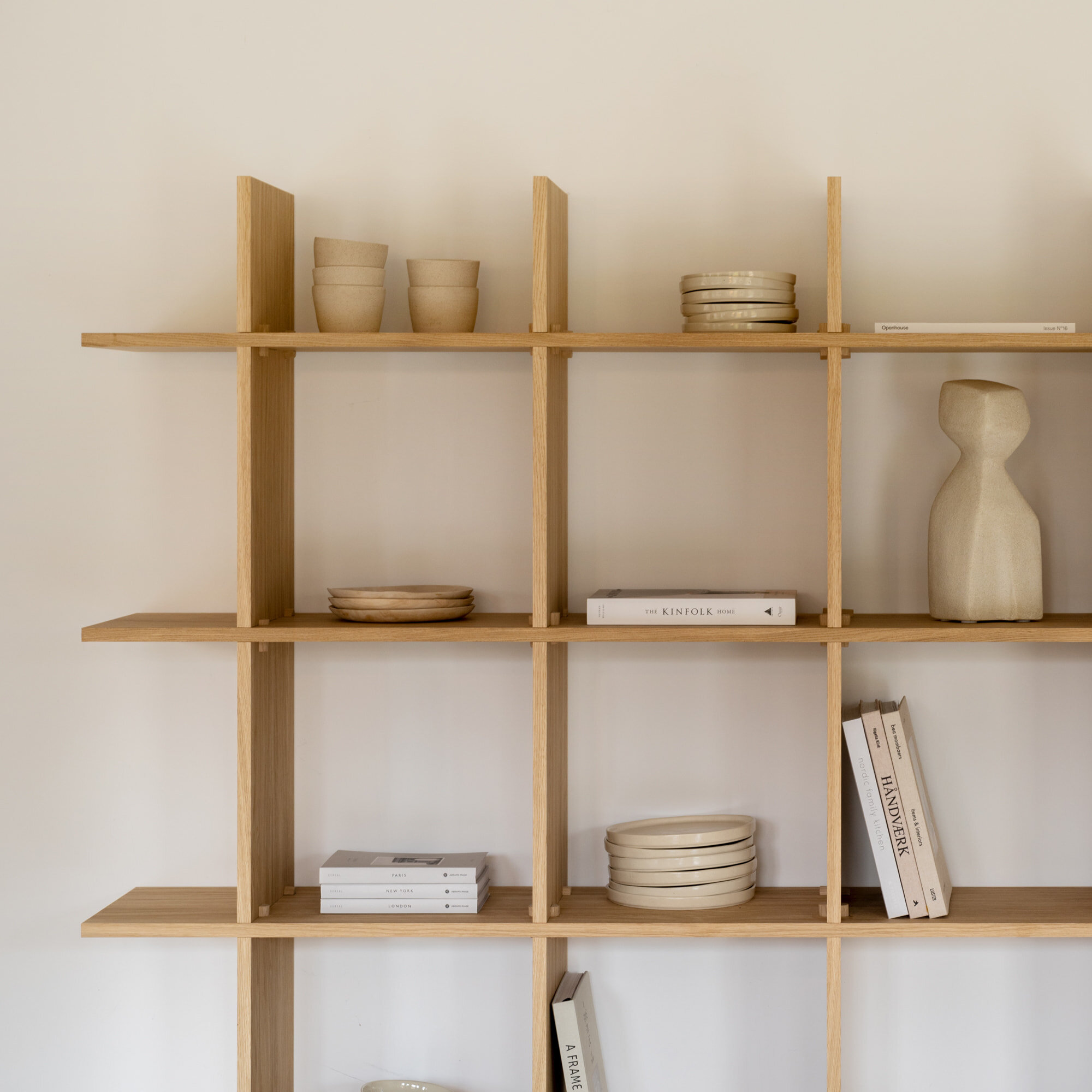 Design cabinet | Column Cabinet 54 Oak natural light | Studio HENK | 